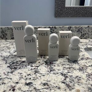 Verli Hydrating Serum & Gentle Cleanser Trio - White